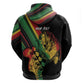 Personalised Afro Vibes Zip Hoodie Reggae King - Live The Way You Love