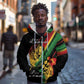 Personalised Afro Vibes Zip Hoodie Reggae King - Live The Way You Love