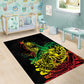Personalised Jawaiian Reggae Area Rug Afro-Polynesian Style