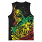 Personalised Jawaiian Reggae Basketball Jersey Afro-Polynesian Style - African Pride