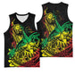 Personalised Jawaiian Reggae Basketball Jersey Afro-Polynesian Style - African Pride