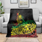 Personalised Jawaiian Reggae Blanket Afro-Polynesian Style
