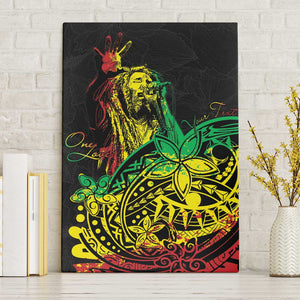 Personalised Jawaiian Reggae Canvas Wall Art Afro-Polynesian Style