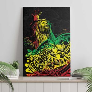 Personalised Jawaiian Reggae Canvas Wall Art Afro-Polynesian Style