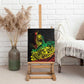 Personalised Jawaiian Reggae Canvas Wall Art Afro-Polynesian Style