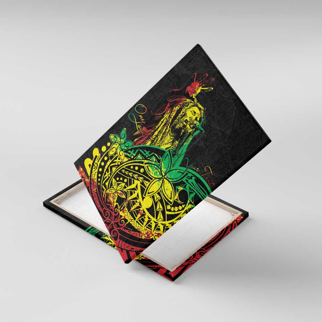 Personalised Jawaiian Reggae Canvas Wall Art Afro-Polynesian Style