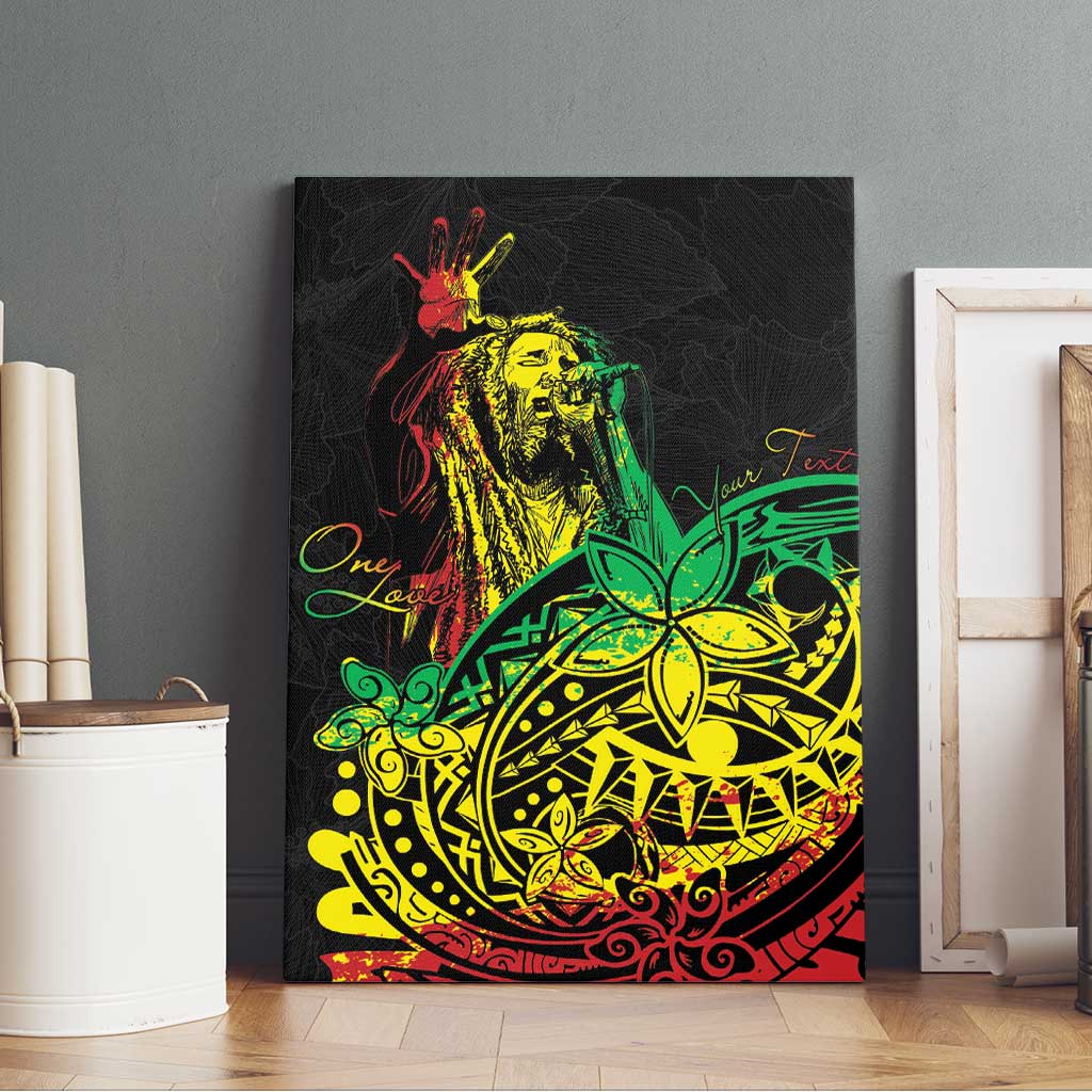 Personalised Jawaiian Reggae Canvas Wall Art Afro-Polynesian Style