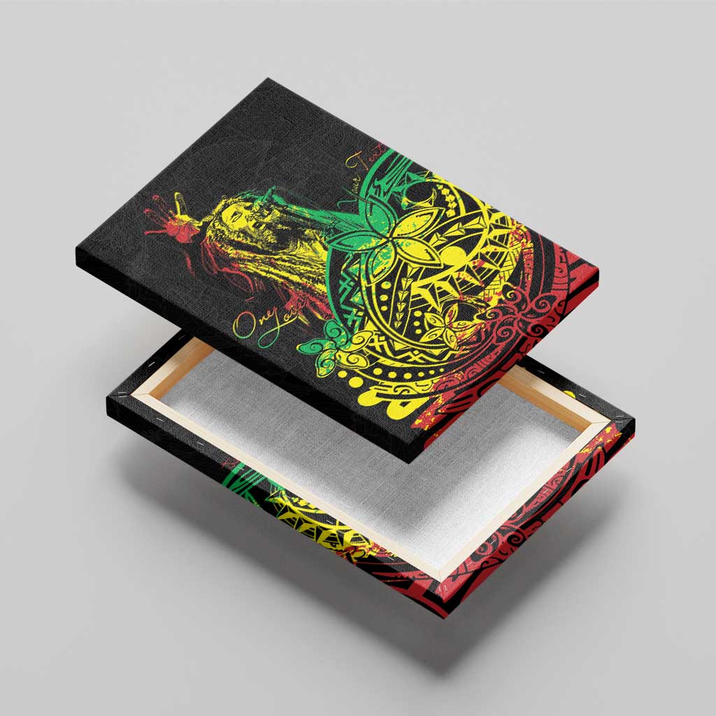 Personalised Jawaiian Reggae Canvas Wall Art Afro-Polynesian Style