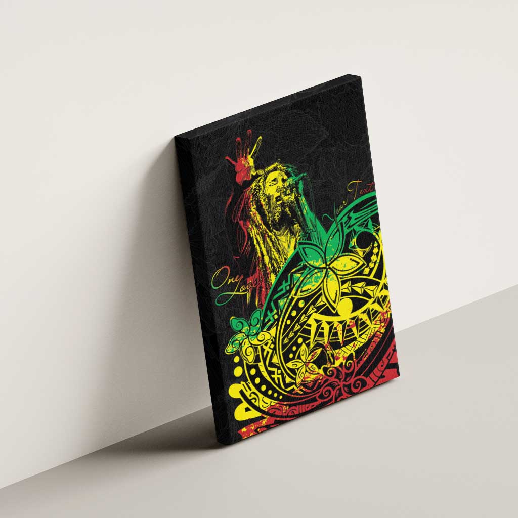 Personalised Jawaiian Reggae Canvas Wall Art Afro-Polynesian Style