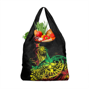 Personalised Jawaiian Reggae Grocery Bag Afro-Polynesian Style
