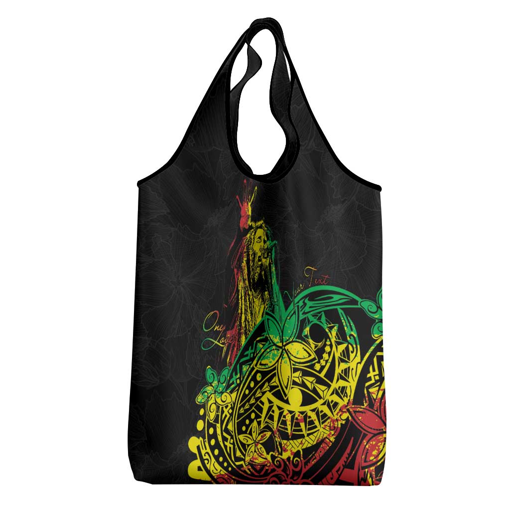 Personalised Jawaiian Reggae Grocery Bag Afro-Polynesian Style