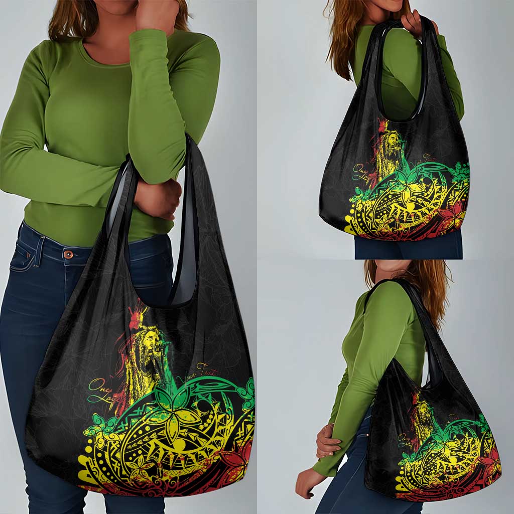Personalised Jawaiian Reggae Grocery Bag Afro-Polynesian Style