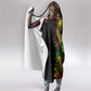 Personalised Jawaiian Reggae Hooded Blanket Afro-Polynesian Style
