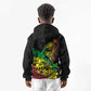 Personalised Jawaiian Reggae Kid Hoodie Afro-Polynesian Style