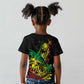 Personalised Jawaiian Reggae Kid T shirt Afro-Polynesian Style