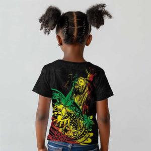 Personalised Jawaiian Reggae Kid T shirt Afro-Polynesian Style