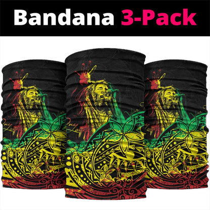 Personalised Jawaiian Reggae Neck Gaiter Afro-Polynesian Style LT7