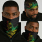 Personalised Jawaiian Reggae Neck Gaiter Afro-Polynesian Style LT7