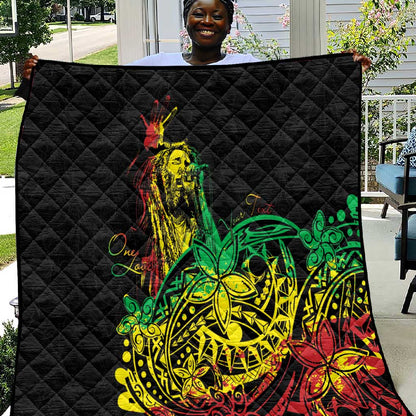 Personalised Jawaiian Reggae Quilt Afro-Polynesian Style