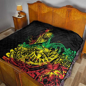 Personalised Jawaiian Reggae Quilt Afro-Polynesian Style