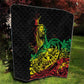 Personalised Jawaiian Reggae Quilt Afro-Polynesian Style