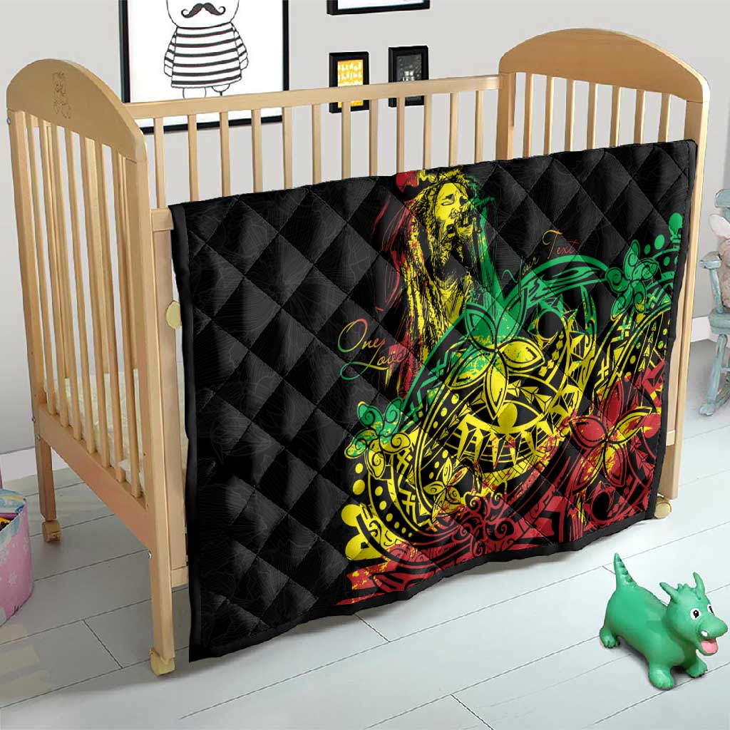 Personalised Jawaiian Reggae Quilt Afro-Polynesian Style