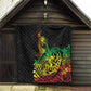 Personalised Jawaiian Reggae Quilt Afro-Polynesian Style