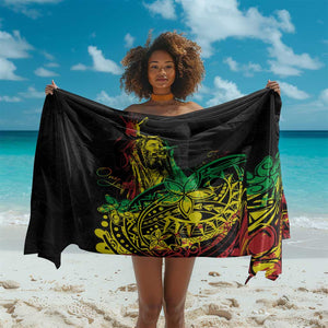 Personalised Jawaiian Reggae Sarong Afro-Polynesian Style