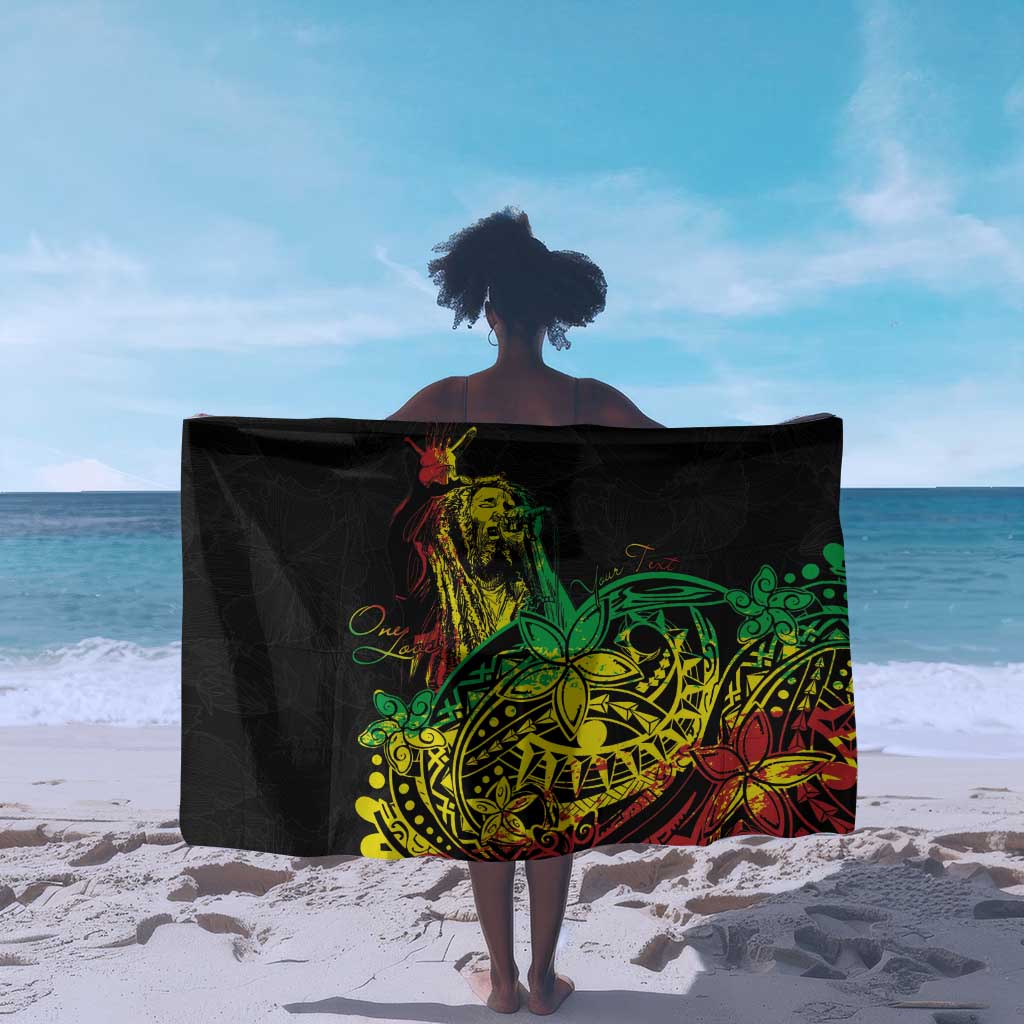 Personalised Jawaiian Reggae Sarong Afro-Polynesian Style