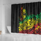 Personalised Jawaiian Reggae Shower Curtain Afro-Polynesian Style