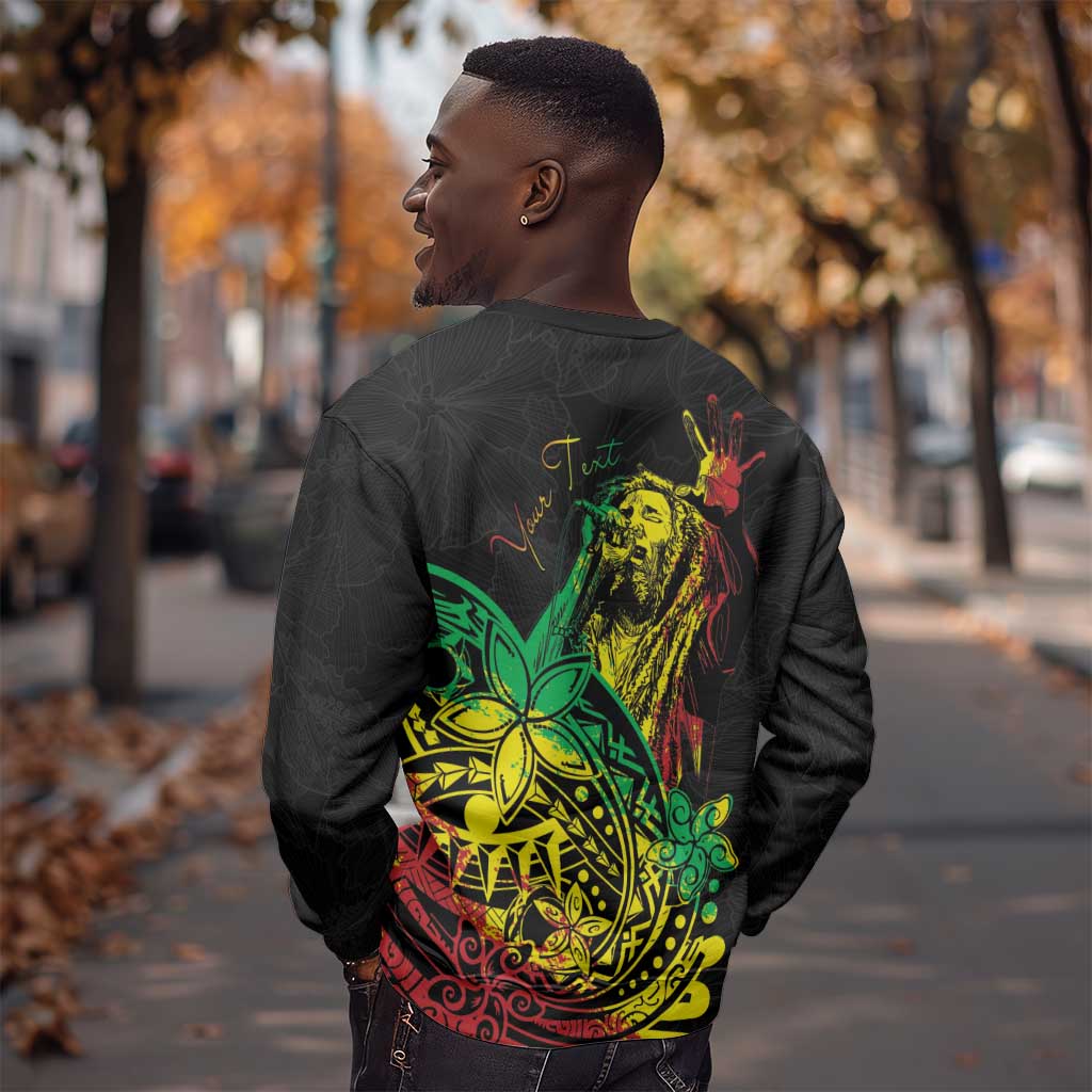 Personalised Jawaiian Reggae Sweatshirt Afro-Polynesian Style