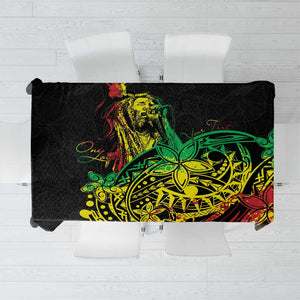 Personalised Jawaiian Reggae Tablecloth Afro-Polynesian Style