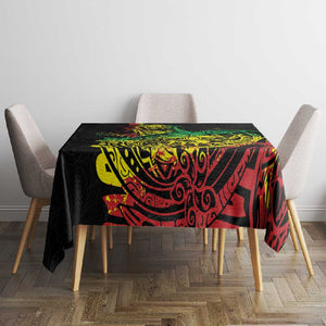 Personalised Jawaiian Reggae Tablecloth Afro-Polynesian Style