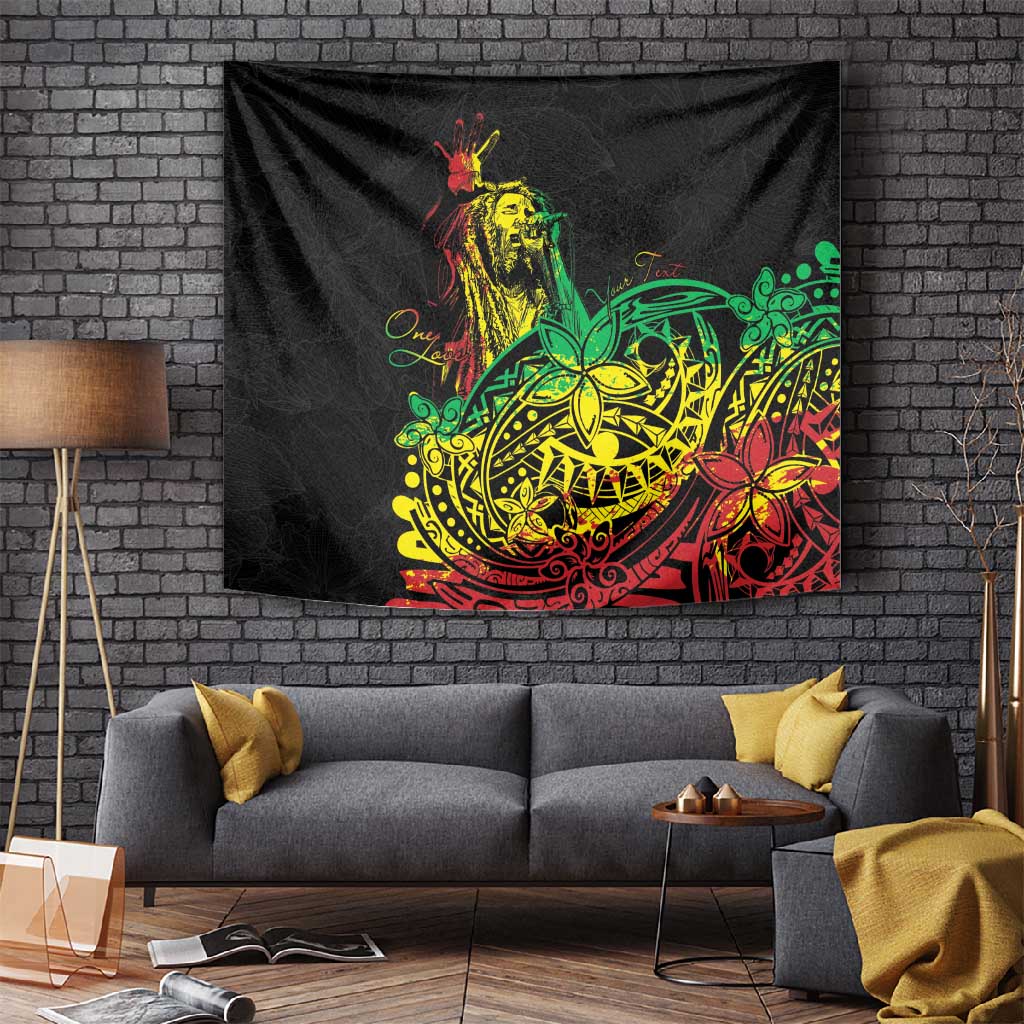 Personalised Jawaiian Reggae Tapestry Afro-Polynesian Style