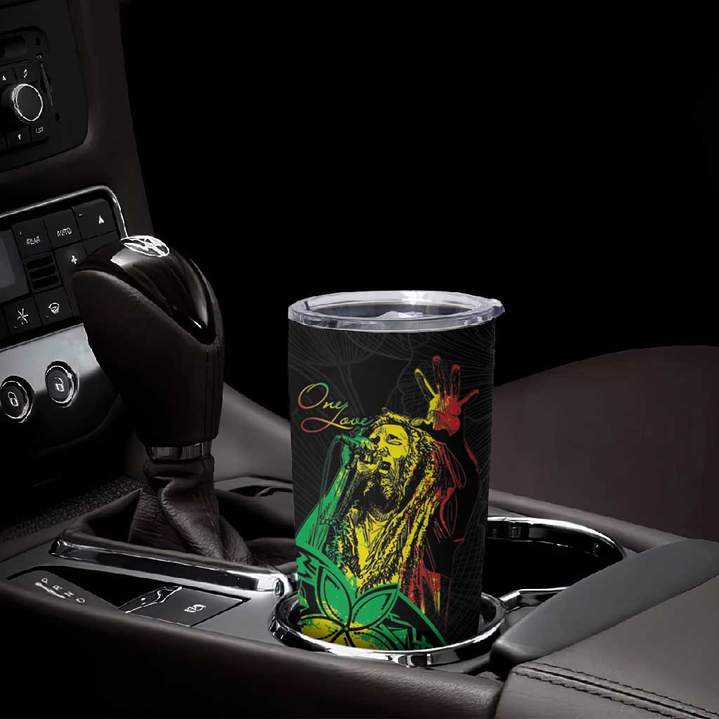 Personalised Jawaiian Reggae Tumbler Cup Afro-Polynesian Style