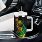 Personalised Jawaiian Reggae Tumbler With Handle Afro-Polynesian Style