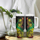 Personalised Jawaiian Reggae Tumbler With Handle Afro-Polynesian Style