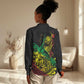 Personalised Jawaiian Reggae Women Casual Shirt Afro-Polynesian Style LT7