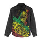 Personalised Jawaiian Reggae Women Casual Shirt Afro-Polynesian Style LT7