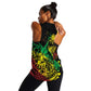 Personalised Jawaiian Reggae Women Racerback Tank Afro-Polynesian Style