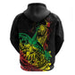 Personalised Jawaiian Reggae Zip Hoodie Afro-Polynesian Style