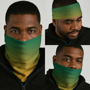 Jamaica Neck Gaiter Kente Pattern Basic - Yellow - African Pride
