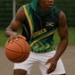 Personalised Jamaica Sleeveless Hoodie Kente Pattern Basic - Black - African Pride
