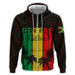 Personalised Jamaica Hoodie Reggae Festival Bob Marley Abstract Portrait