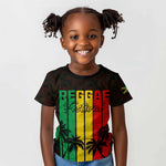 Personalised Jamaica Kid T shirt Reggae Festival Bob Marley Abstract Portrait