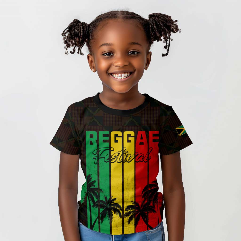 Personalised Jamaica Kid T shirt Reggae Festival Bob Marley Abstract Portrait