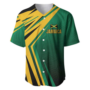 Afro-Jamaican Tropical Palm Personalized Baseball Jersey - African Pride