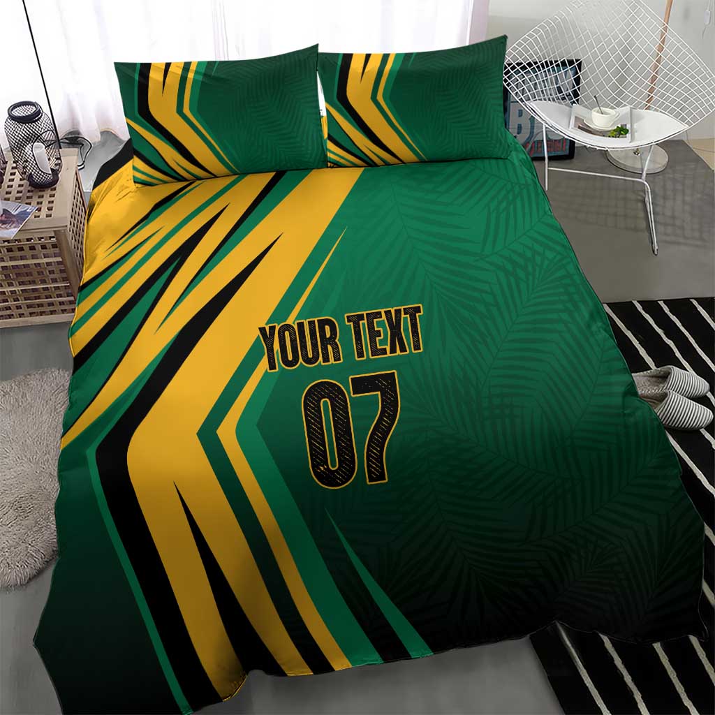 Afro-Jamaican Tropical Palm Personalized Bedding Set - African Pride