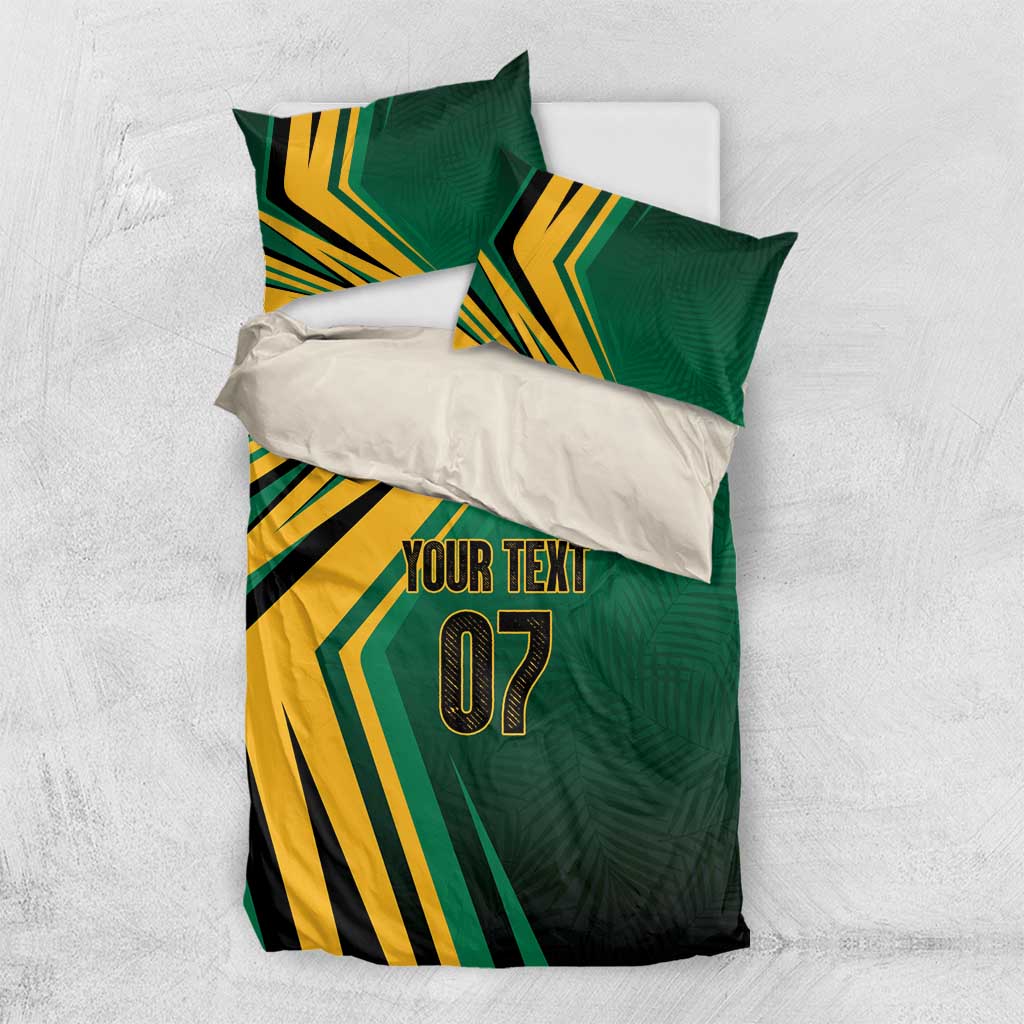 Afro-Jamaican Tropical Palm Personalized Bedding Set - African Pride