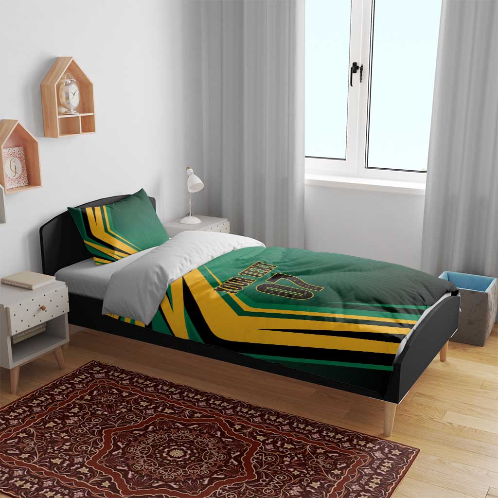 Afro-Jamaican Tropical Palm Personalized Bedding Set - African Pride